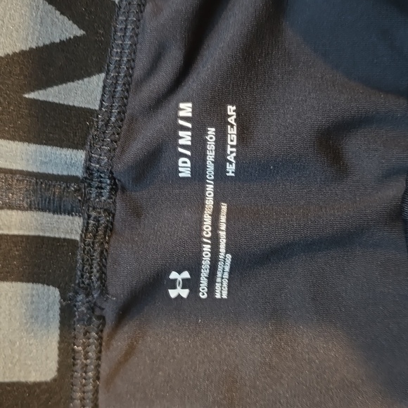 Under Armour Black Performance Compression Tights Hear Gear - Picture 3 of 3